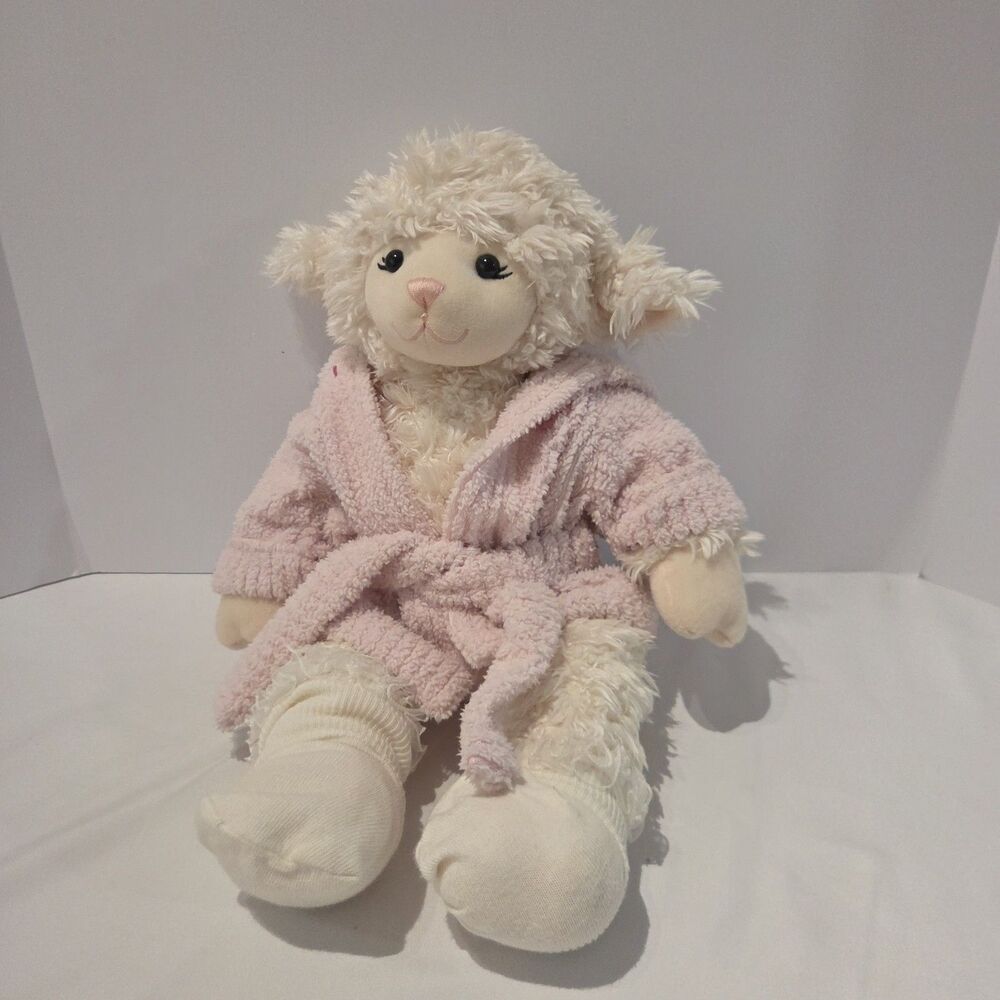 Build-A-Bear Cuddly Lamb 2007 Vintage Retired 18” Sheep Plush Fuzzy